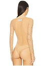 view 4 of 6 Full Crystal Bodysuit in Nude