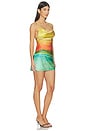 view 2 of 3 Formentera Silk Mini Dress in Multi