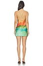 view 3 of 3 Formentera Silk Mini Dress in Multi