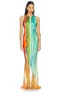 view 2 of 3 Formentera Silk Long Dress in Multi