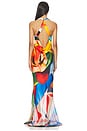 view 3 of 3 Salpicon Long Silk Dress in Multi