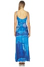 view 5 of 5 Es Vedra Long Silk Dress in Blue