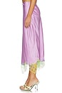 view 3 of 6 Lila Salpicon Long Skirt in Lilac