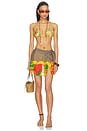 view 5 of 6 FALDA FRUTAS in Gold & Multi