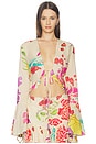 view 1 of 4 Flores Voile Blouse in Multi