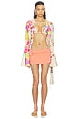 view 5 of 5 Pajaritos Y Rosas Bikini Bottom in Beige & Multi