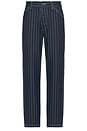 view 1 of 6 Dallas Stripe Work Pant in Indigo