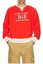 view 3 of 4 Specter R&D Crew Sweatshirt in Mars Red