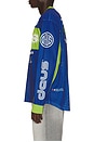 view 2 of 5 Step Out Moto Jersey in Blue