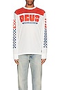 view 3 of 3 Echo Moto Tee in Dirty White