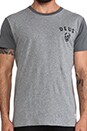 view 4 of 4 Bonehead T-Shirt in Grey & Oil