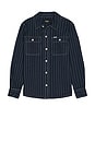 view 1 of 5 Vacay Stripe Denim Shirt in Indigo