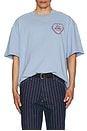 view 3 of 4 Lady Libertine Tee in Cerulean