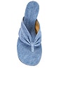 view 4 of 5 Wrap Mid Heel in Denim