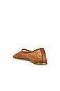 view 3 of 5 Balla Mesh Flat in Cognac Tan