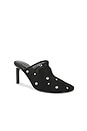 view 2 of 5 Sade Mule in Black Crystals & Studs