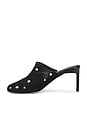 view 5 of 5 Sade Mule in Black Crystals & Studs