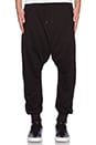 view 1 of 3 D by D Baggy Jersey Pants in Black