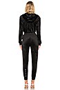 view 3 of 3 Guizio PT2 Velour Tracksuit in Black