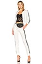 view 1 of 3 PANTALON DE SURVÊTEMENT GODSPEED in White & Black