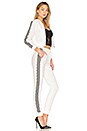 view 2 of 3 PANTALON DE SURVÊTEMENT GODSPEED in White & Black
