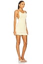 view 2 of 4 Crochet Halter Mini Dress in Honey Butter