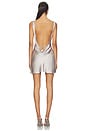 view 4 of 4 Cowl Slip Mini Dress in Ice Grey