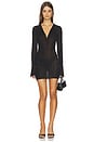 view 1 of 4 Lilou Mini Dress in Metallic Black