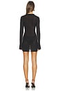 view 3 of 4 Lilou Mini Dress in Metallic Black