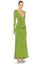 view 2 of 3 Liora Long Sleeve Dress in Gem Green