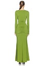view 3 of 3 Liora Long Sleeve Dress in Gem Green