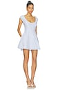 view 2 of 4 Leila Mini Dress in Blue & White