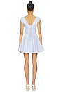 view 3 of 4 Leila Mini Dress in Blue & White