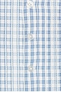 view 4 of 4 ПЛАТЬЕ GINGHAM MARINI MINI in Blue & White
