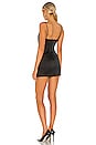 view 3 of 3 Satin Mini Dress in Black