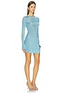 view 2 of 4 Estelle Backless Mini Dress in Sea Blue