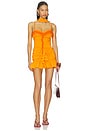 view 1 of 5 ROBE EMBELLISHED in Orange