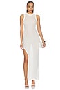 view 1 of 4 ROBE SHEER RIB MAXI  in Ivory