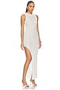 view 2 of 4 ROBE SHEER RIB MAXI  in Ivory
