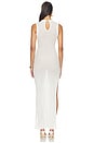 view 3 of 4 ROBE SHEER RIB MAXI  in Ivory