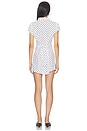view 3 of 4 Liana Dress in White Polka Dot