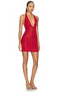 view 2 of 4 ROBE HALTER MINI  in Red Love