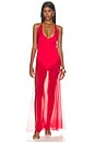 view 1 of 3 ROBE OLYMPIA MAXI  in Red Love