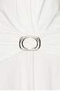 view 5 of 5 ASYMMETRICAL BUCKLE DETAIL  원피스 in Ivory