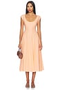 view 1 of 3 VESTIDO LEILA LINEN in Sweet Peach