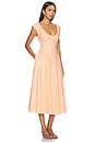 view 2 of 3 VESTIDO LEILA LINEN in Sweet Peach