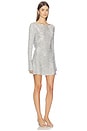 view 4 of 4 Naomi Dress in Silver