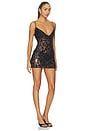 view 2 of 4 Grace Cowl Neck Mini Dress in Black