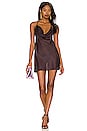 view 1 of 3 Cowl Slip Dress in Brown