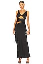 view 1 of 3 Wrapped Maxi Dress in Black